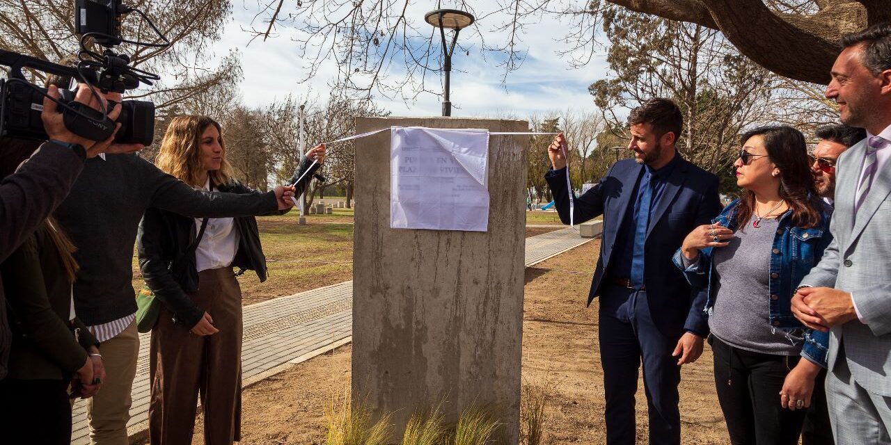 General Deheza: se inauguró la Plaza 208 viviendas en el marco de las Fiestas Patronales