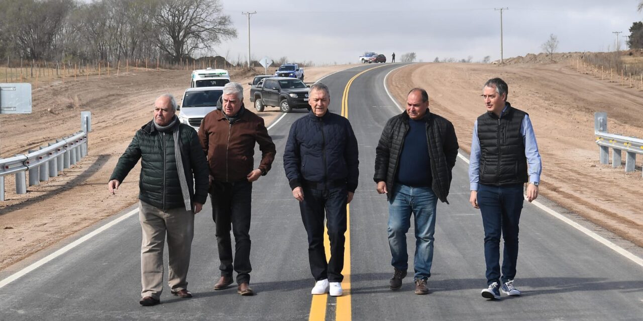 Camino de la Costa: Schiaretti habilitó un nuevo tramo pavimentado de la RP 23