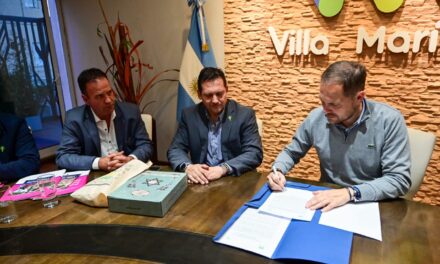 Villa María: firma de convenio de cooperación interinstitucional con el Fondo de Intercambio Agrario argentino-israelí