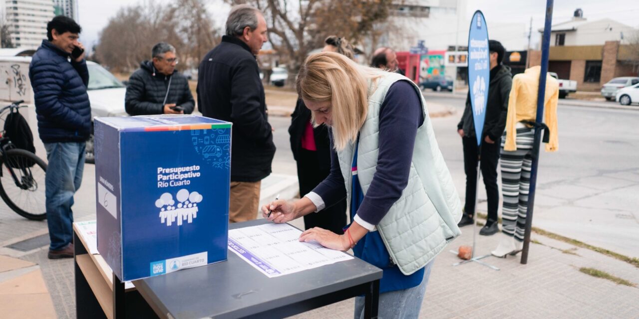 Río Cuarto: ya se ejecutaron más de 200 proyectos del Presupuesto Participativo