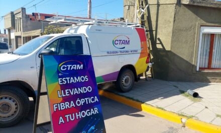 Adelia María: la Cooperativa Telefónica realiza la habilitación de fibra óptica al hogar