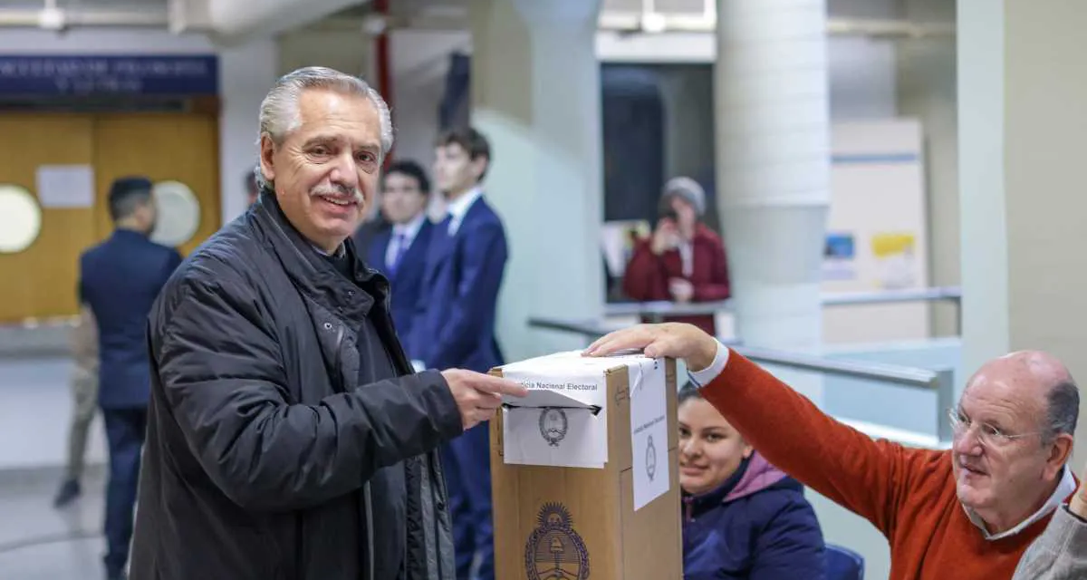 Alberto Fernández: «Siempre que se vota, Argentina se transforma en un país mejor»