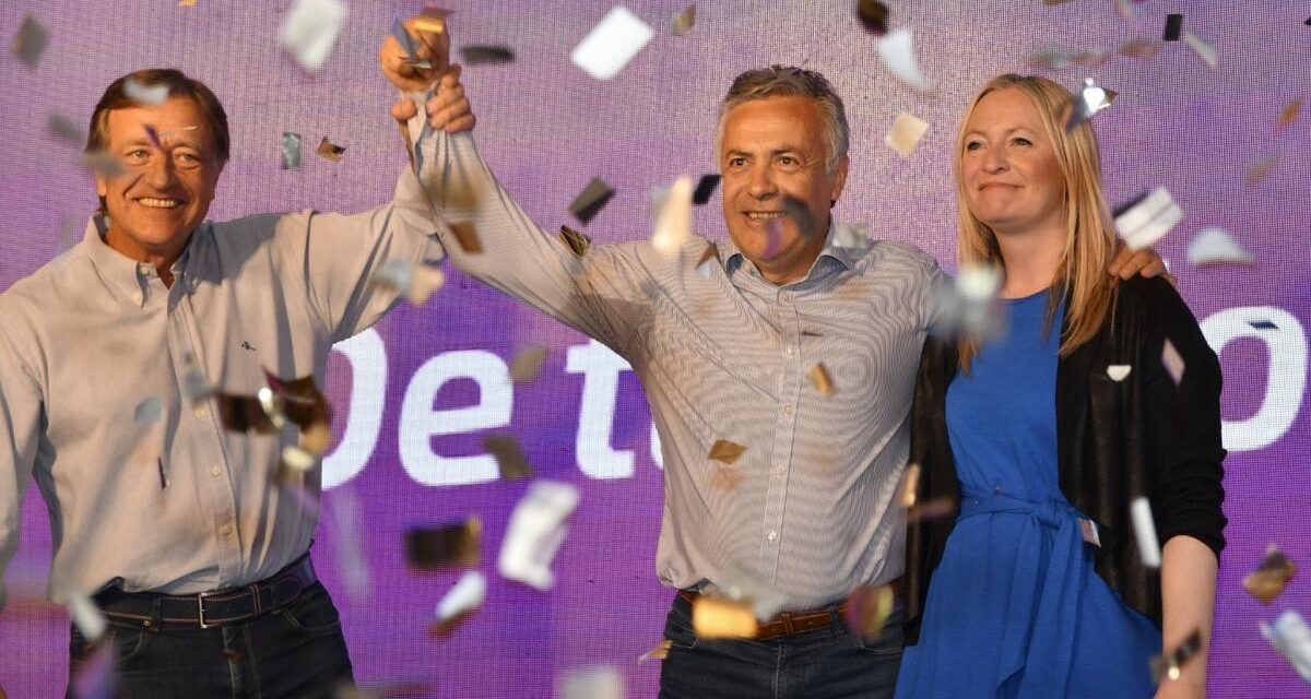 Cornejo ganó y agradeció haber sido electo gobernador de Mendoza «por el voto popular»