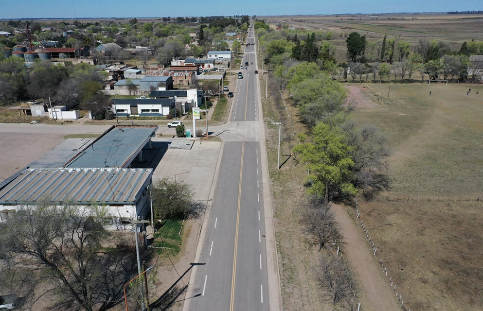 Villa Huidobro: Schiaretti inauguró la ruta que une a la localidad con Rancul, La Pampa