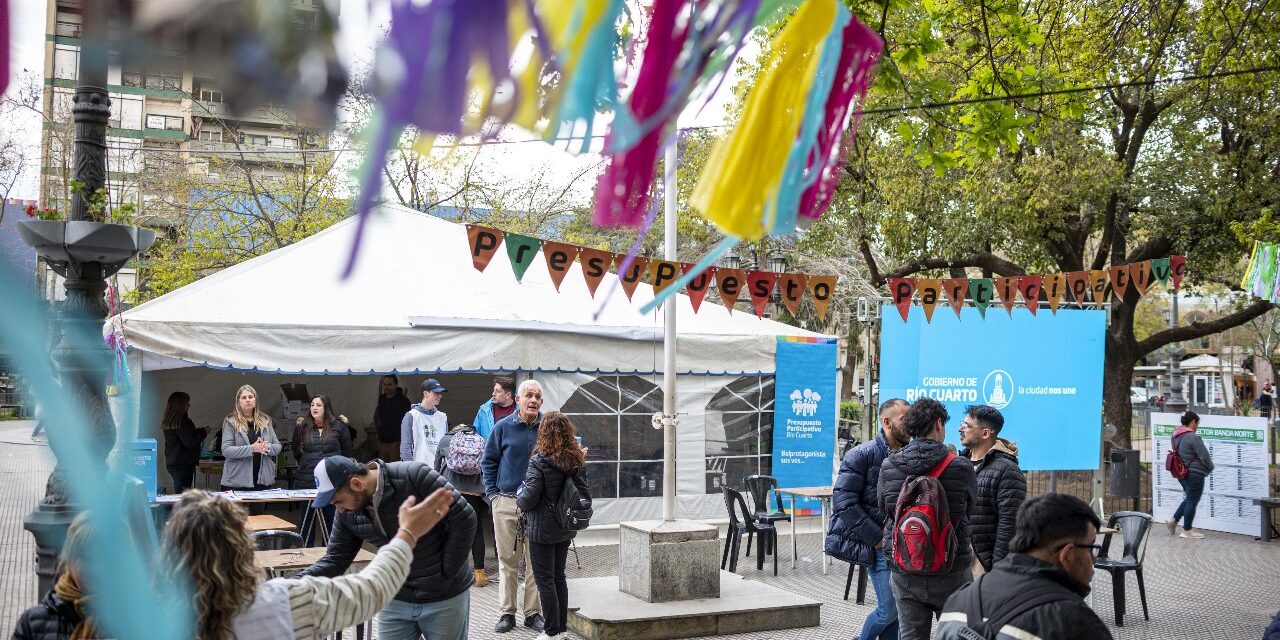 Río Cuarto: se realizó la Feria de Proyectos del Presupuesto Participativo