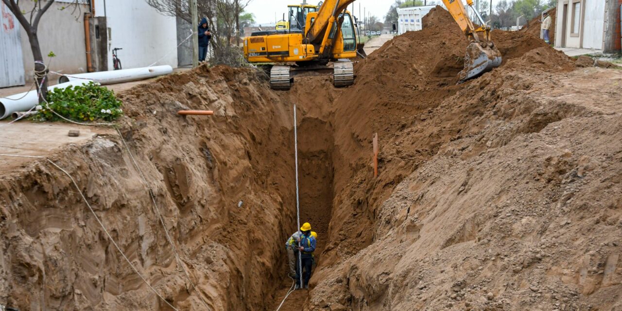 Río Cuarto: avanza la estación de bombeo del oeste de la ciudad