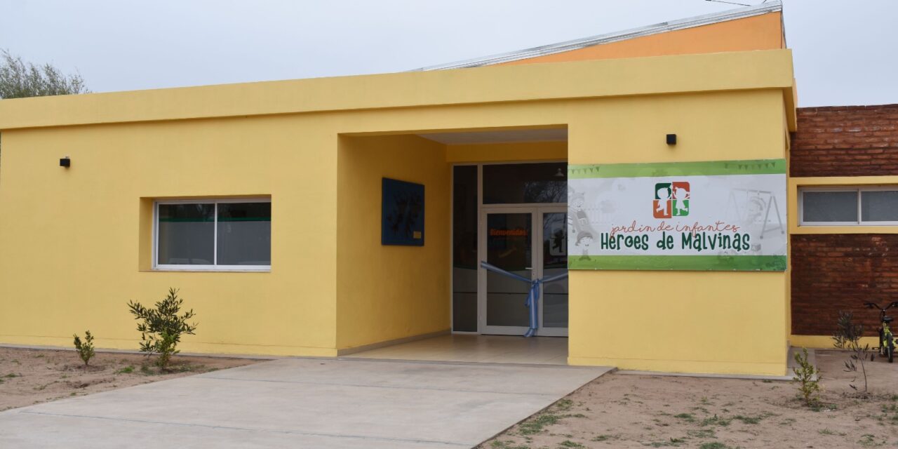 Jovita: se inauguró el Centro Educativo de nivel inicial «Héroes de Malvinas»