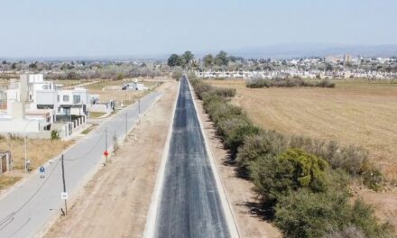 Alta Gracia: Avanza la pavimentación del acceso Norte