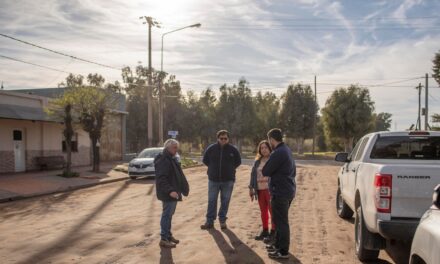 Villa Huidobro: Inician el relevamiento para la pavimentación en Barrio Norte