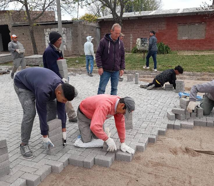 Chaján: Avanzan las obras de adoquinado y de instalación de gas natural