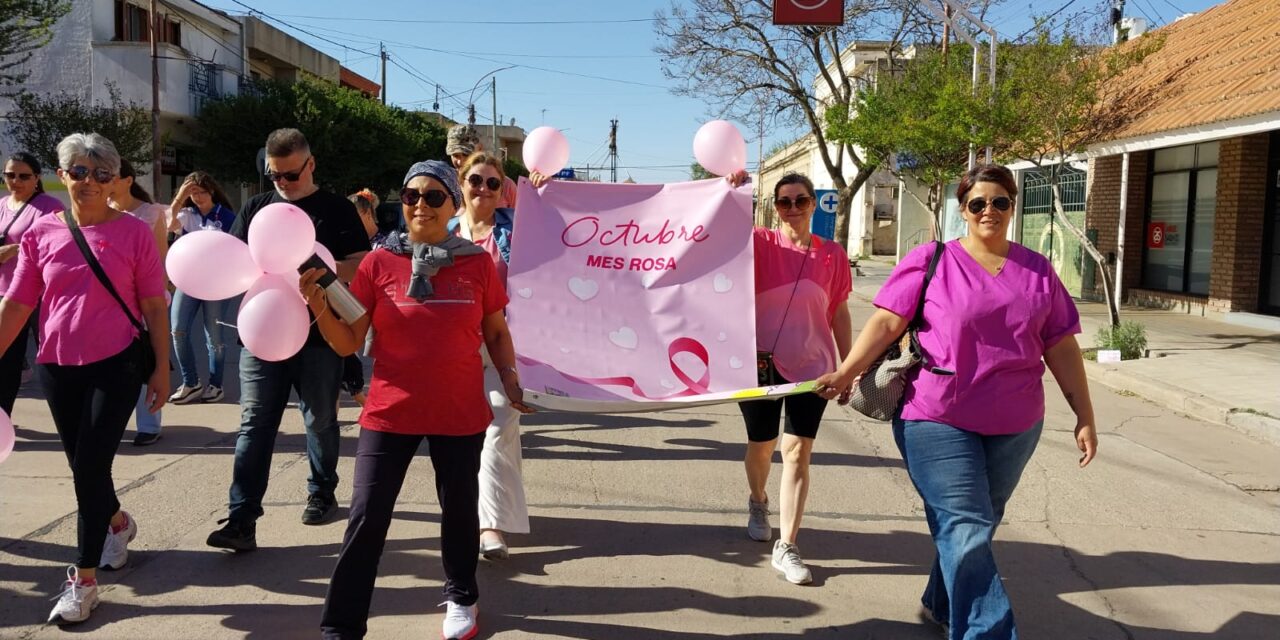 Adelia María: se realizaron actividades para concientizar sobre el cáncer de mama