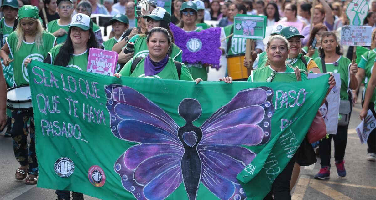 Marchas en las provincias por el Día Internacional de la Lucha contra la Violencia hacia la Mujer