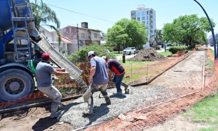 Villa María: Avanzan las obras del Plan de Movilidad Urbana Sustentable
