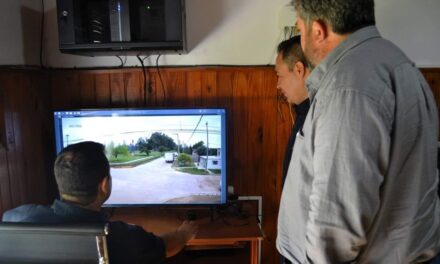 Ucacha: instalaron 8 videocámaras de seguridad con monitoreo