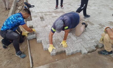 Villa Huidobro: culminó la obra de pavimento articulado en avenida Junín