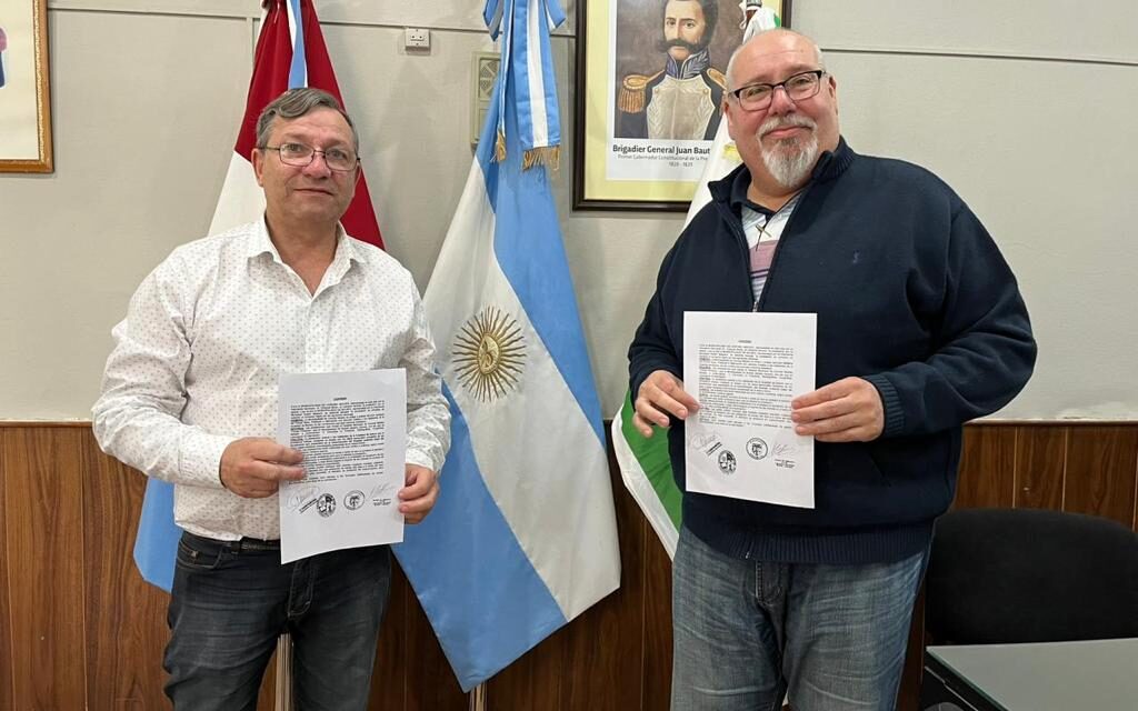 Bulnes y Coronel Moldes firmaron un convenio de trabajo en materia sanitaria