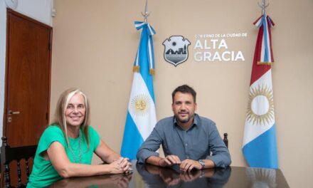 Alta Gracia: Montero visitó instituciones que trabajan con niños y adolescentes