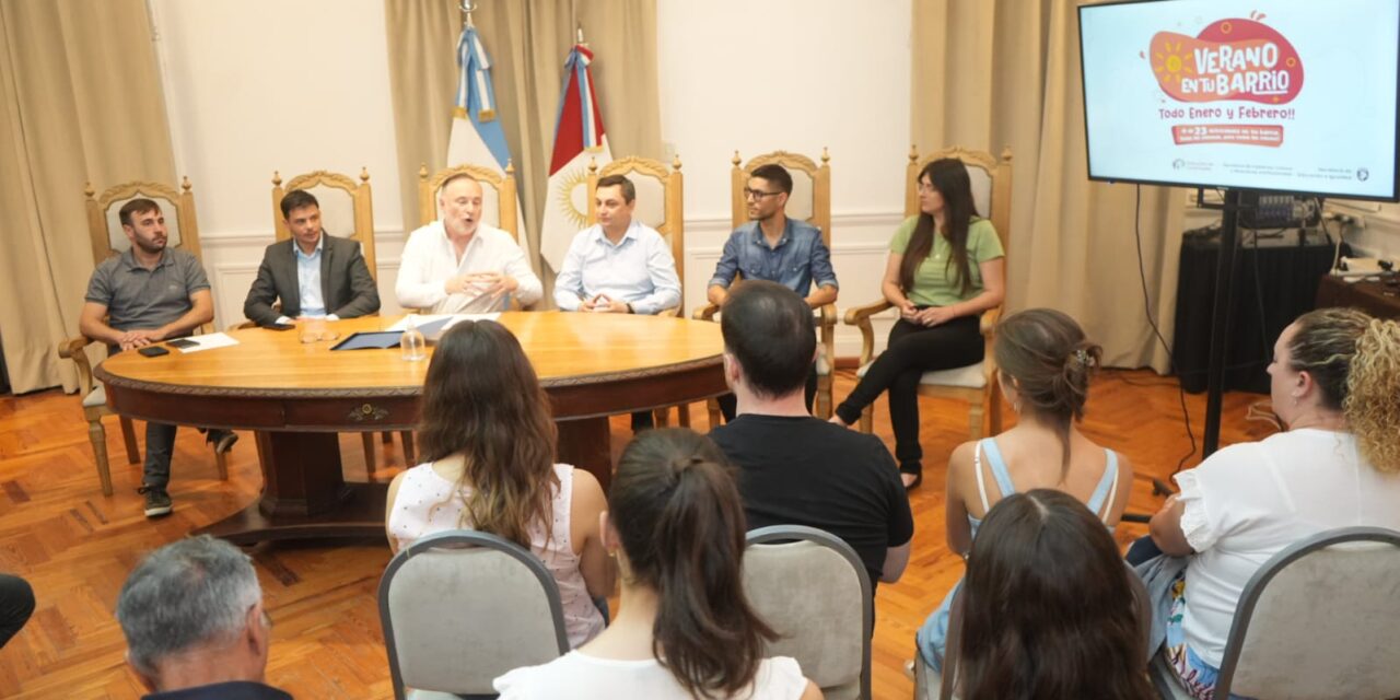 Villa María: el Municipio presentó el programa Verano en tu Barrio