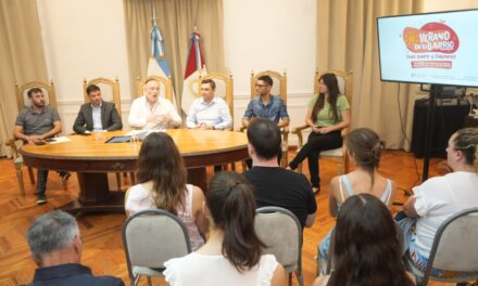 Villa María: el Municipio presentó el programa Verano en tu Barrio