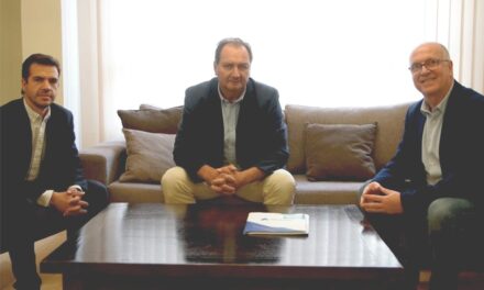 Almafuerte: El ministro Dellarossa se reunió con el intendente para el desarrollo del Parque Industrial