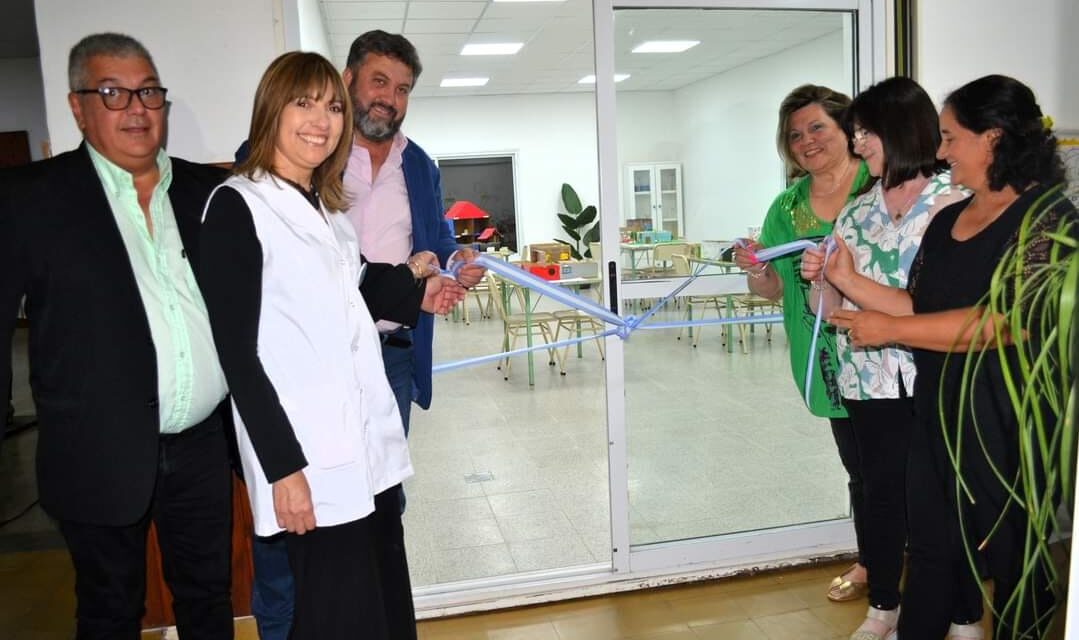 Ucacha: inauguraron el “Aula Taller” de la Escuela Juan Bautista Alberdi