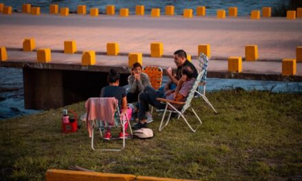 Río Tercero: los vecinos disfrutaron del fin de semana en el balneario