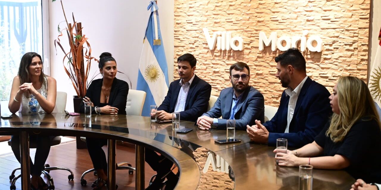 La Secretaria de Comercio provincial y autoridades de AERCA visitaron Villa María