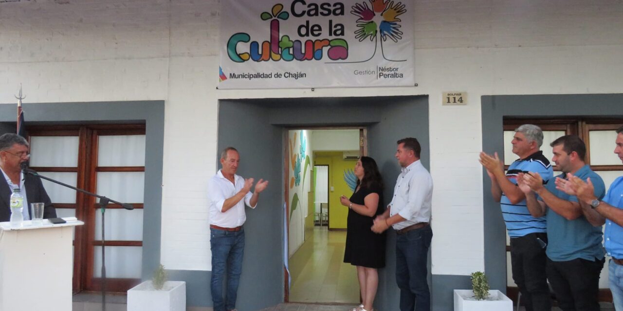 Chaján: Se inauguró la Casa de la Cultura
