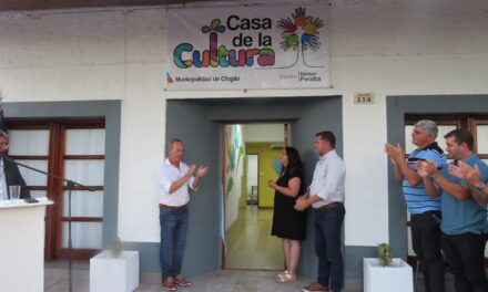 Chaján: Se inauguró la Casa de la Cultura