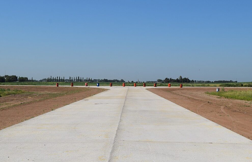 Alejandro Roca: la Provincia ejecuta obra de desvío para el tránsito pesado