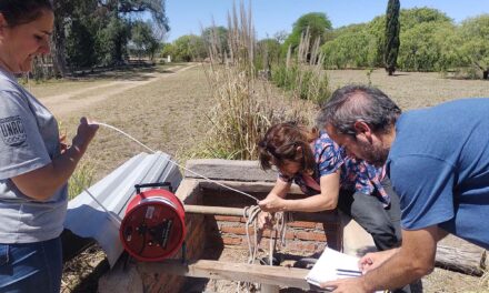 UNRC: Geólogos investigan acuíferos en pos de nuevas fuentes para uso humano en Almafuerte