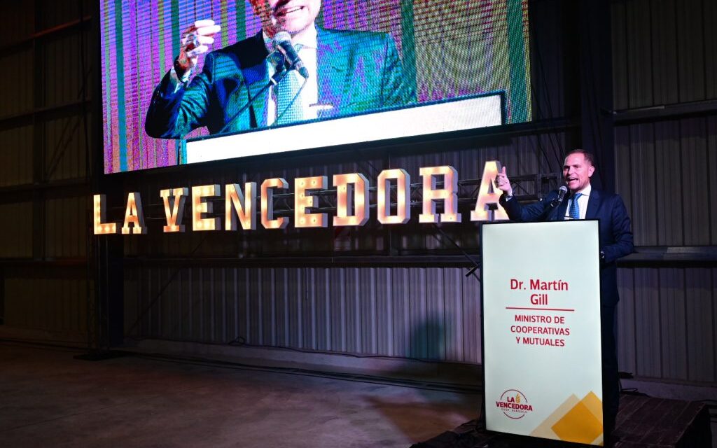 En Hernando, Martín Gill acompañó a la cooperativa La Vencedora en la inauguración de una nueva planta de acopio