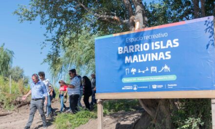 Río Cuarto: Comenzó a construirse un nuevo espacio recreativo en barrio Islas Malvinas