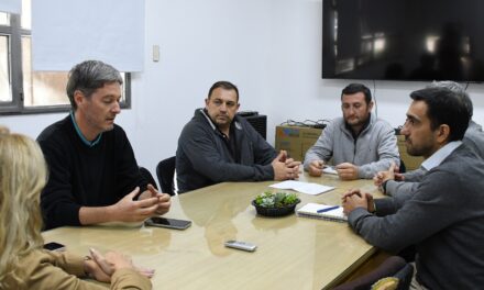 Autoridades de la UNRC se reunieron con el jefe de Zona Río Cuarto de EPEC