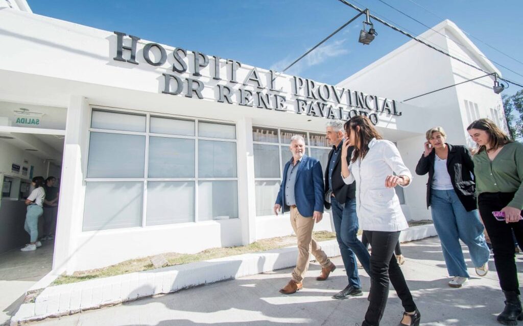 Huinca Renancó: Pieckenstainer recorrió las obras de ampliación del Hospital Regional René Favaloro