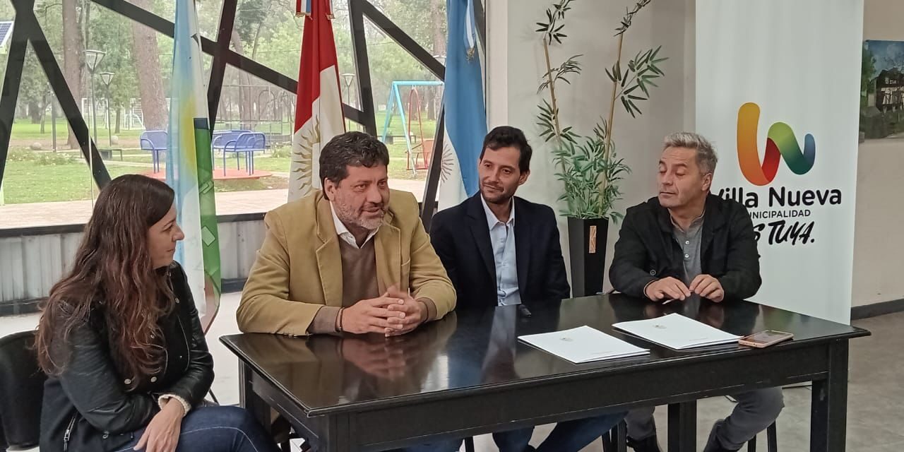 Villa Nueva y la UNVM firmaron un convenio de prácticas profesionales