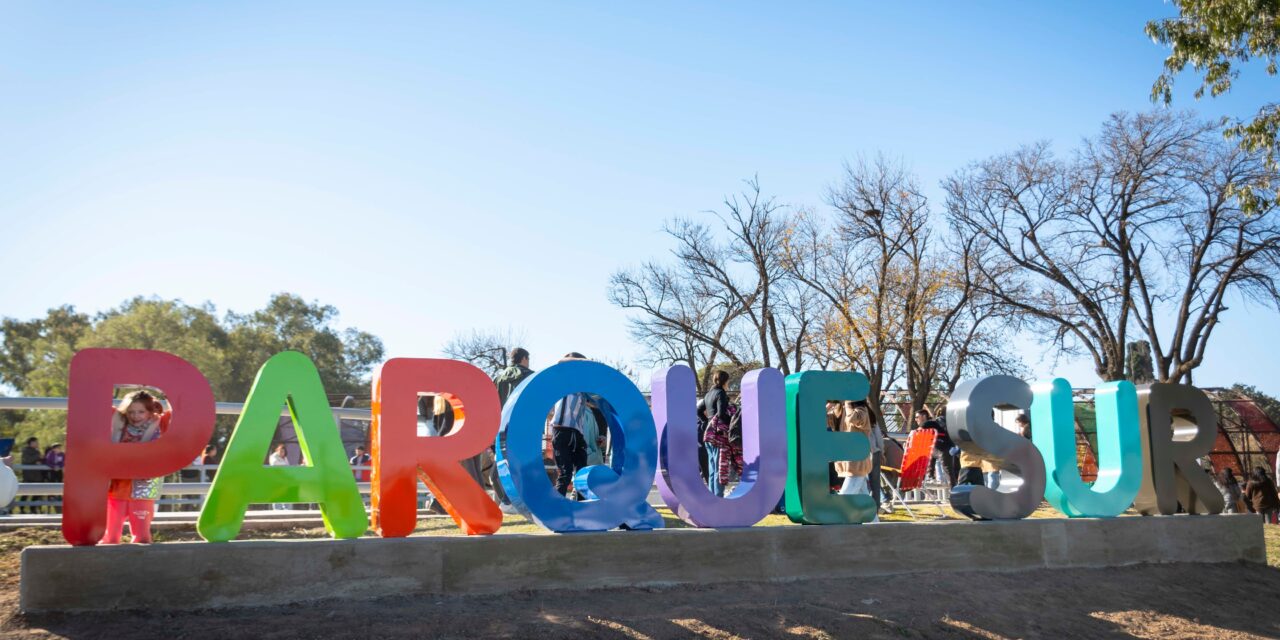 Río Cuarto: Se habilitó la segunda etapa del Parque Sur y anunciaron la construcción de un piletón