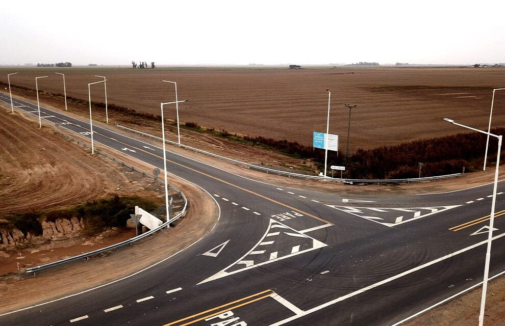 Culminó la obra de pavimentación de la Ruta Provincial 10 entre General Levalle y Adelia María