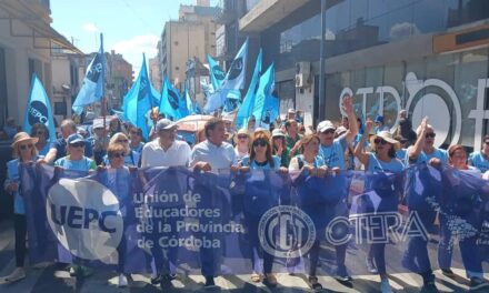 UEPC confirmó su adhesión al paro nacional y movilización del 9 de mayo en Córdoba