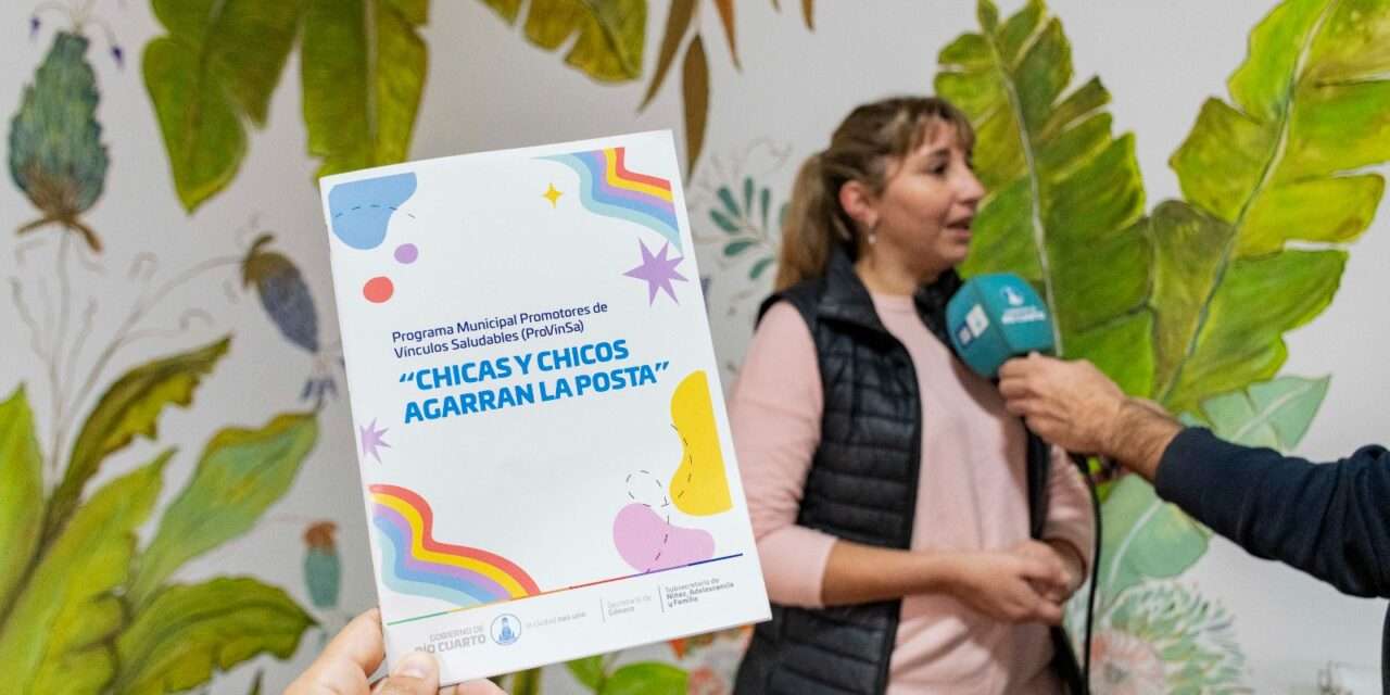 Río Cuarto: Presentan un manual para promocionar vínculos saludables en niños y adolescentes