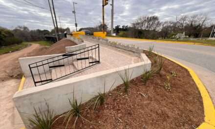 Villa Nueva: se realizaron mejoras en el tránsito peatonal del Puente Isidro Fernández Nuñez