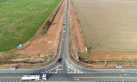 Se habilitaron los 20 kilómetros de pavimentación de la ruta 10 que une Adelia Maria y Gral. Levalle