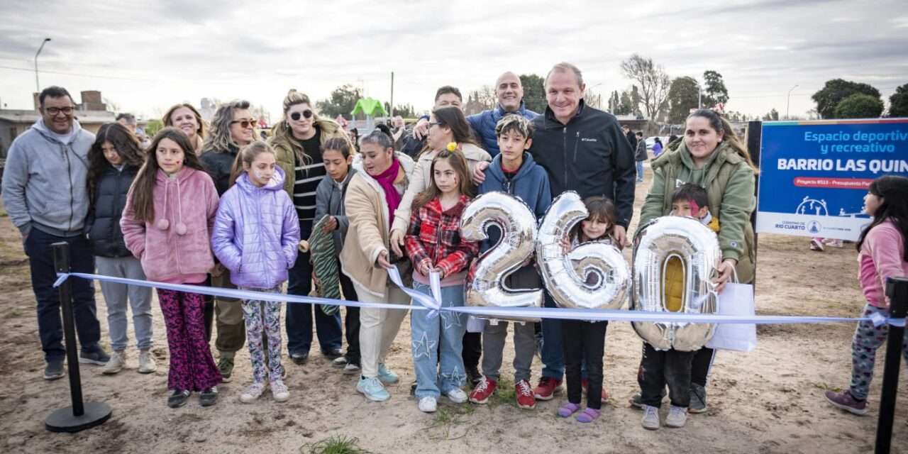 Presupuesto Participativo: inauguran un espacio deportivo y recreativo y ya son 260 los proyectos ejecutados