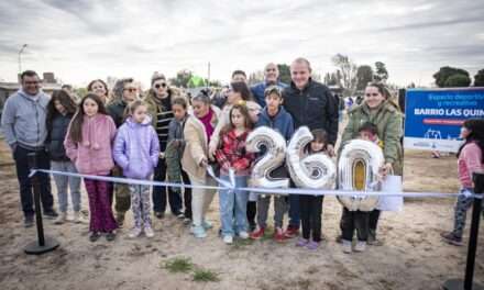 Presupuesto Participativo: inauguran un espacio deportivo y recreativo y ya son 260 los proyectos ejecutados