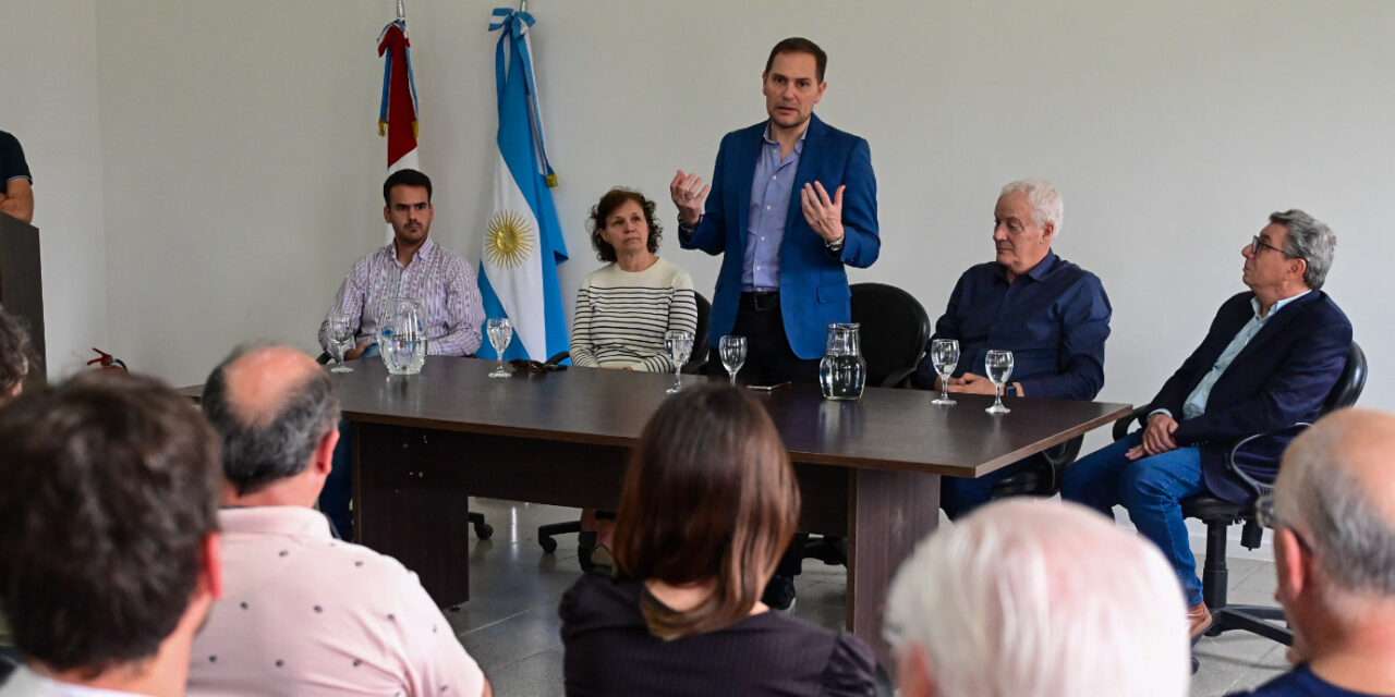 El ministro Martín Gill encabezó jornadas territoriales en departamentos Unión y Marcos Juárez