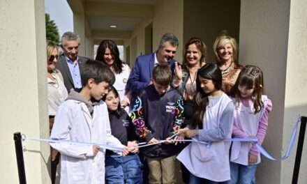 Las Perdices: Myran Prunotto inauguró ampliaciones en la escuela Sarmiento