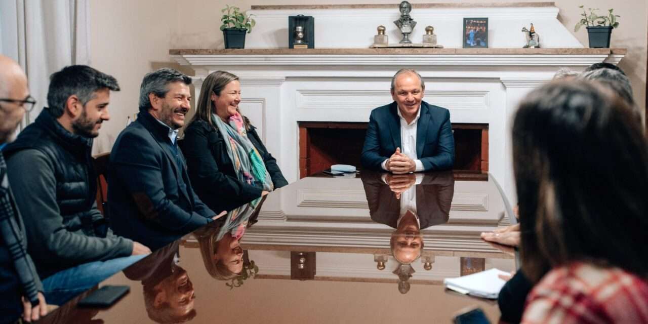 Río Cuarto: De Rivas recibió a representantes del Ecosistema de Saint Louis de Estados Unidos