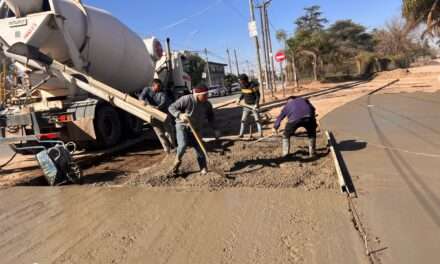 Villa Nueva: avanzan las obras de pavimentación