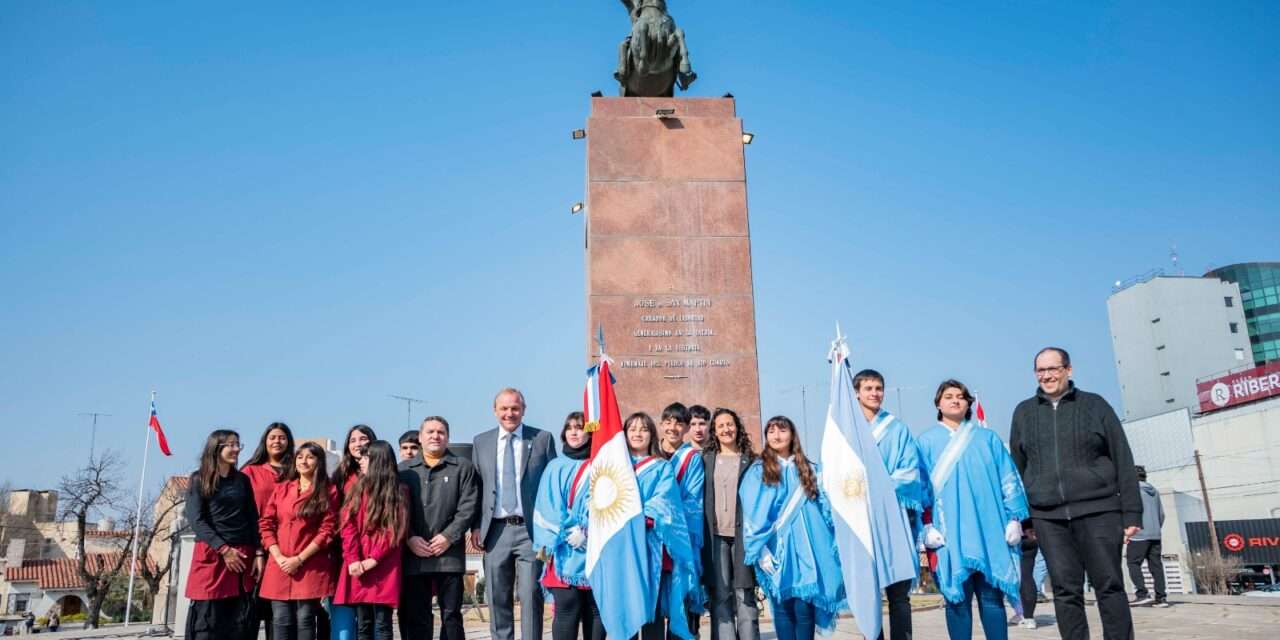 De Rivas encabezó el homenaje a San Martín a 174 años de su fallecimiento