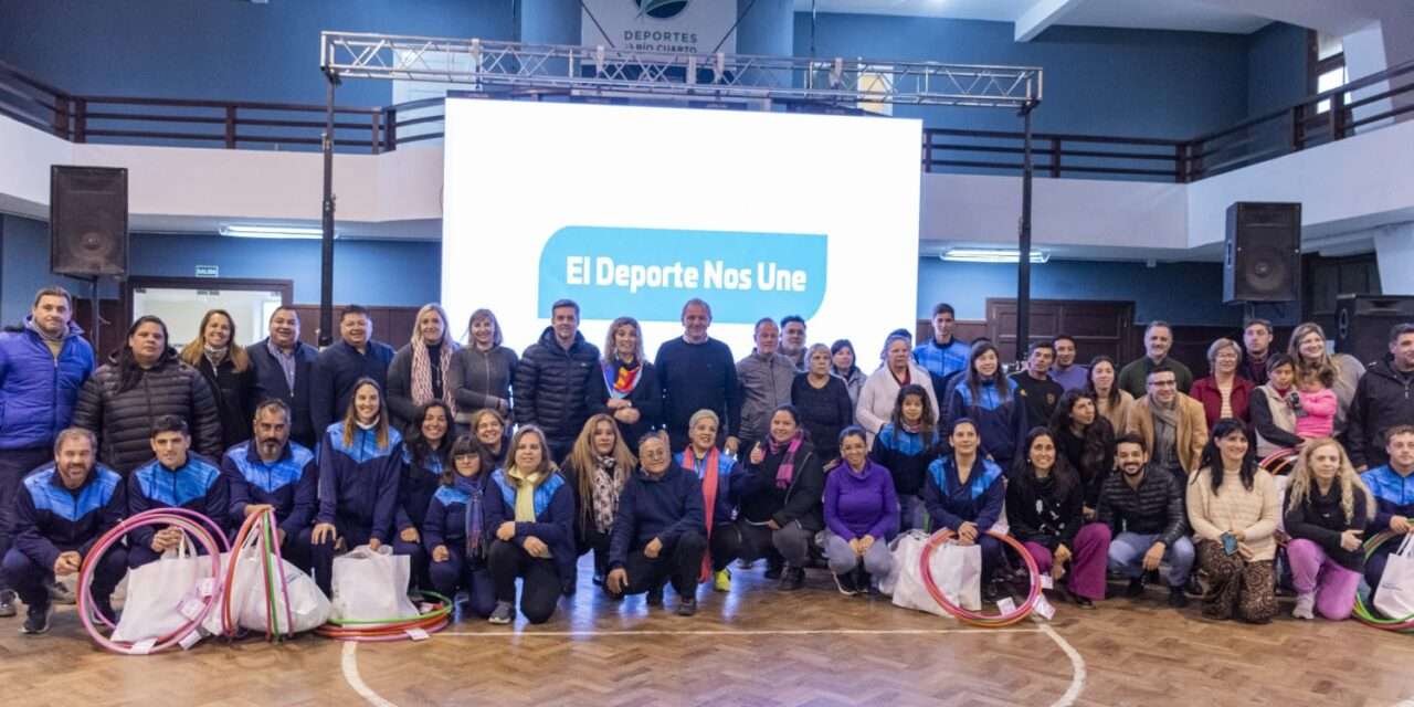 Río Cuarto: De Rivas presentó el Programa de Deporte Social 2024